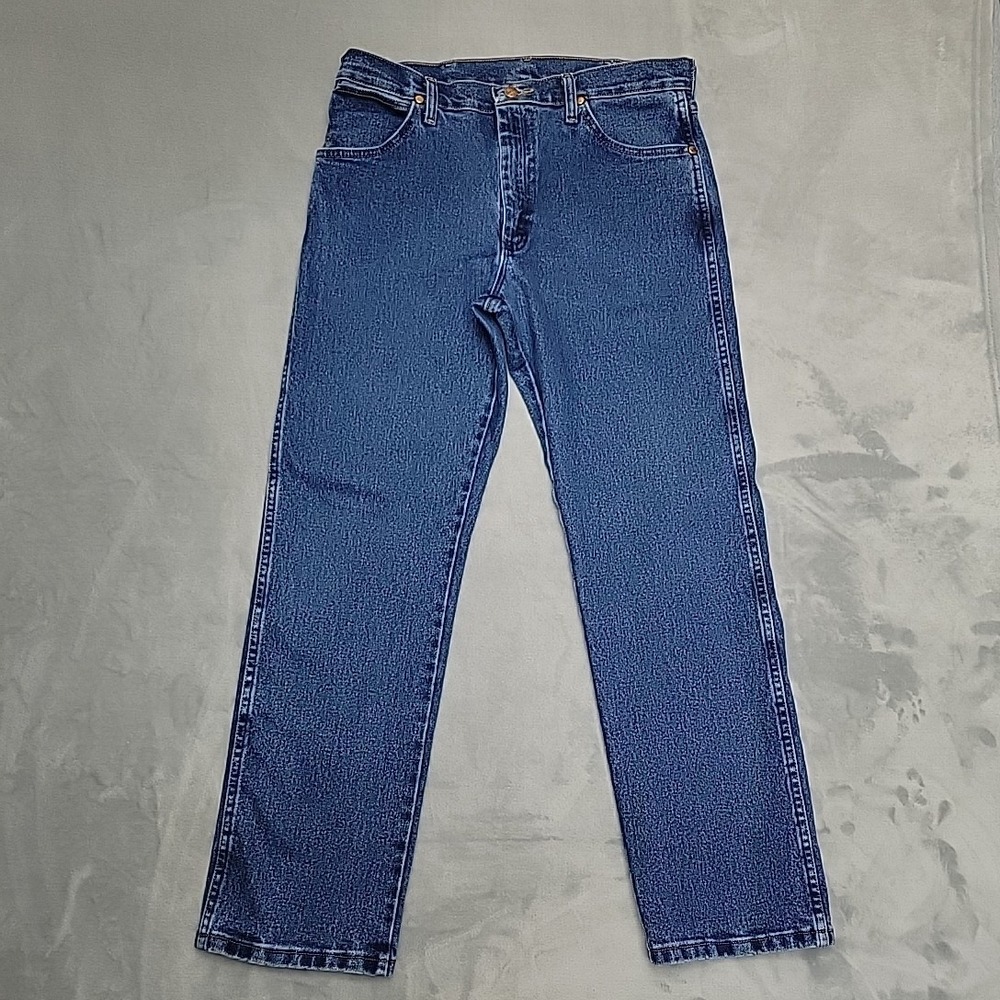 Wrangler Cowboy Cut Jeans Men 32x30 Blue Denim Western Workwear Casual 1013MAFGK